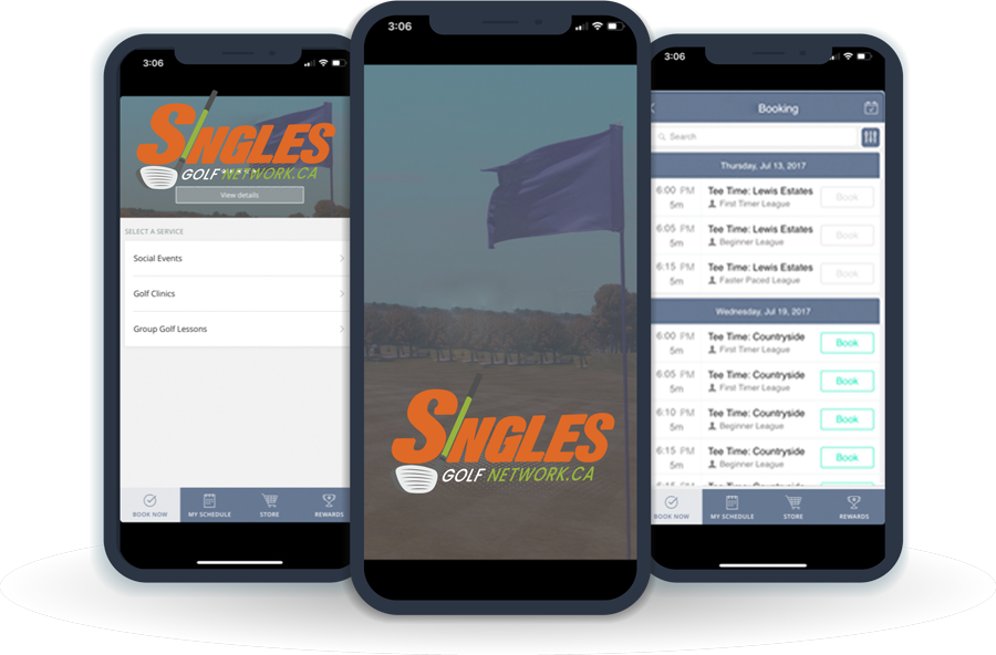 Booking app for Edmonton Mixed Golf